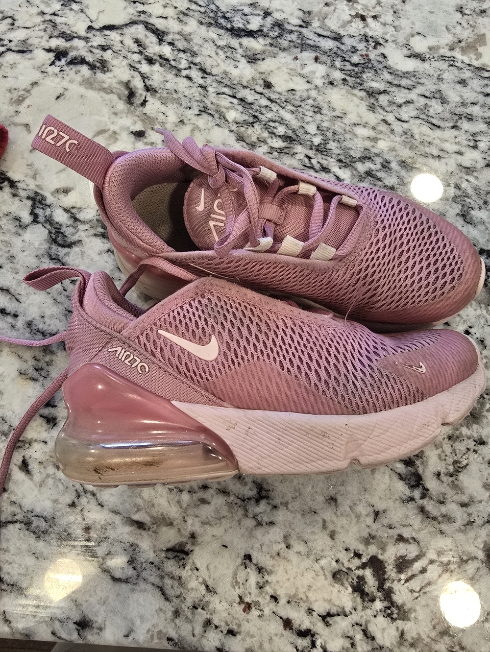 Nike Pink Air Max 270 Girls (Toddler) Running Shoes